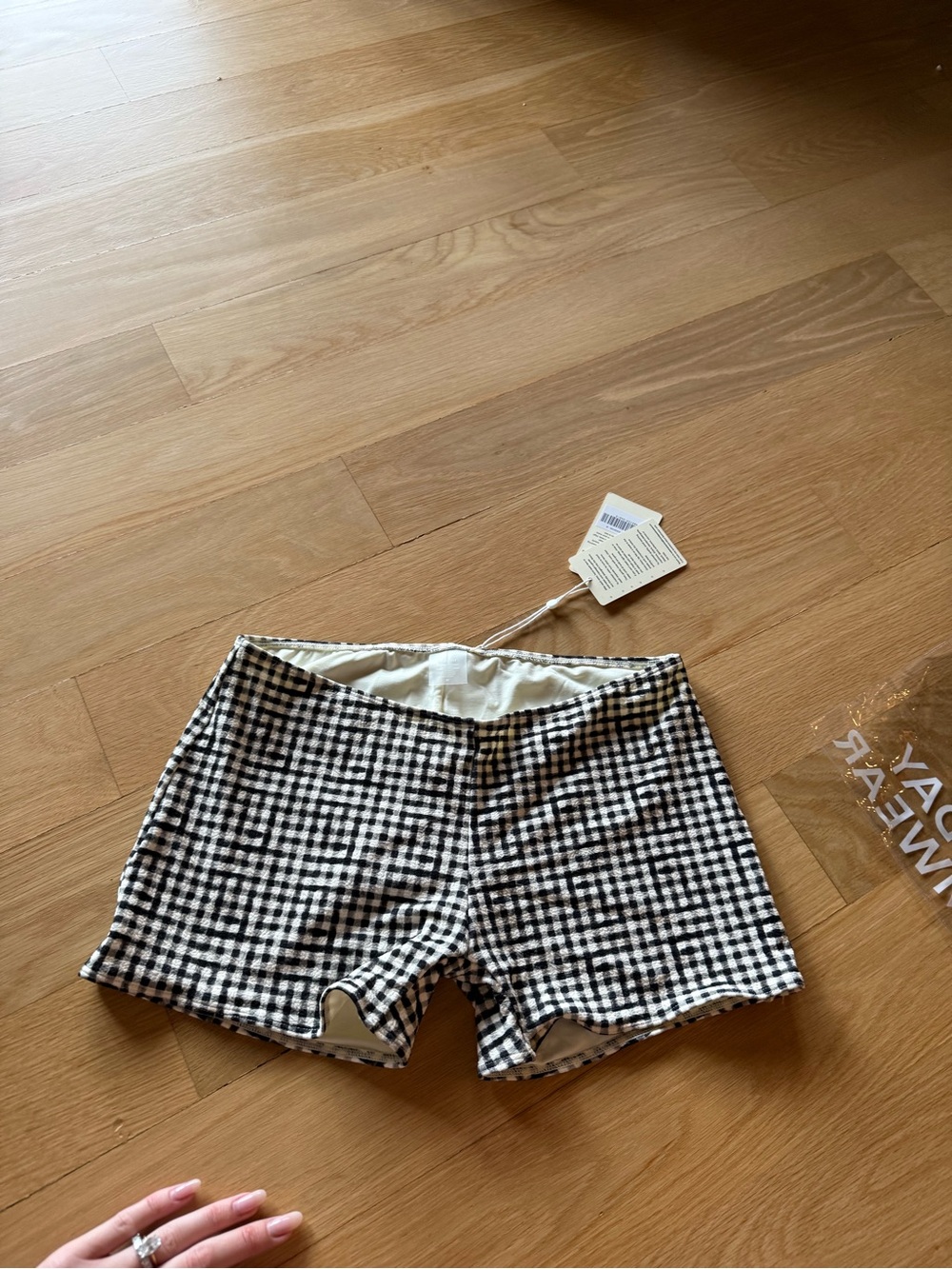 Monday Swimwear Gingham Shorts - Picture 4 of 6